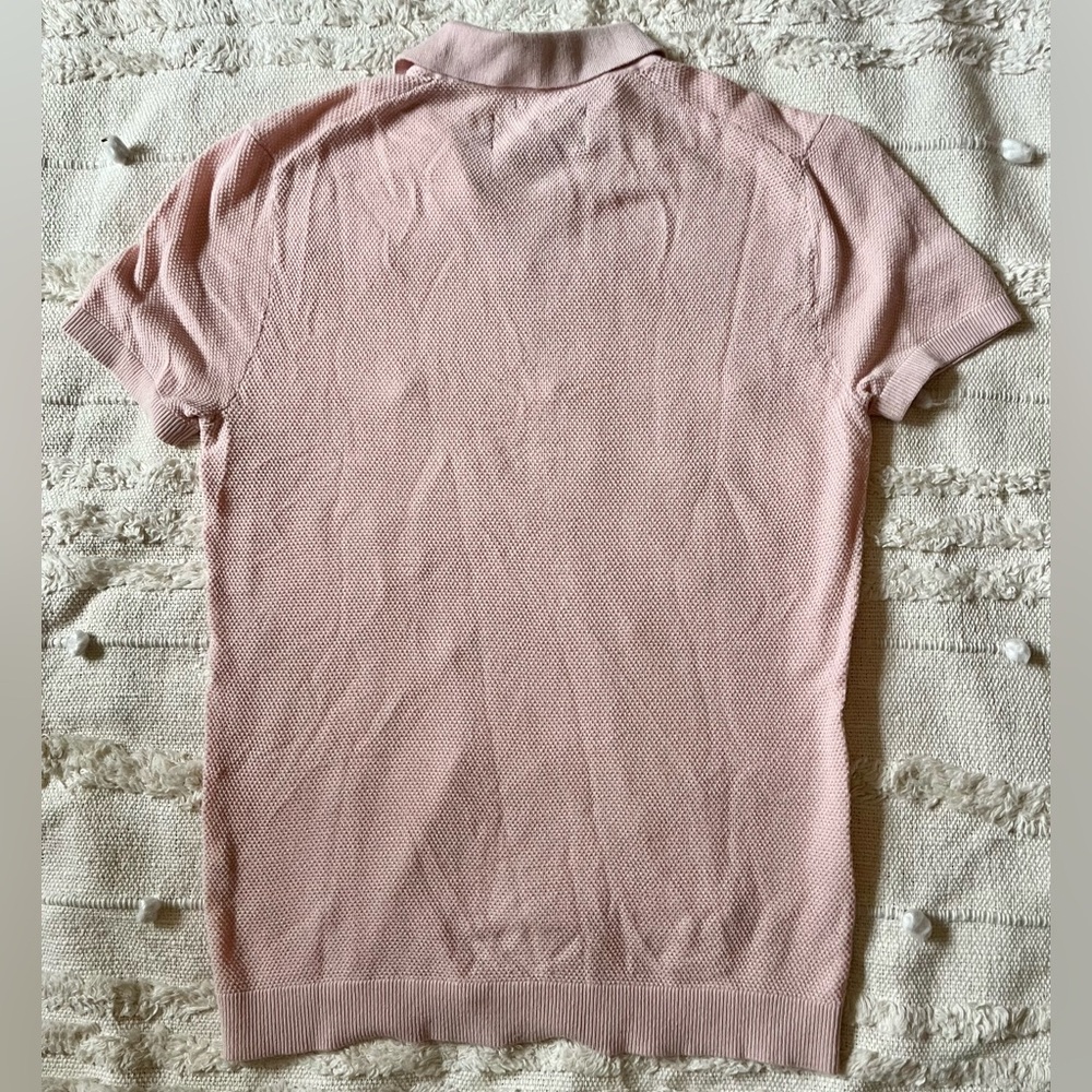 Abercrombie & Fitch Pink Knit Men's Shirt Size Medium - Picture 7 of 7